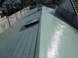 写真：住宅屋根塗装補修工事