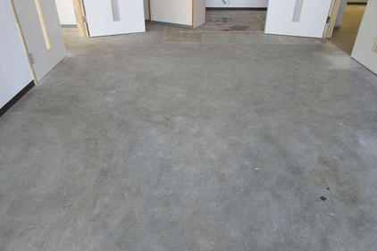 写真：塗床工事　床塗装　防塵塗装　エポキシ