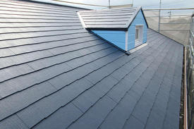写真：住宅屋根塗装工事